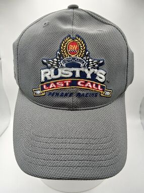 Vintage Chase Authentics Rusty Wallace Penske Racing Rusty’s Last Call Gray Cap